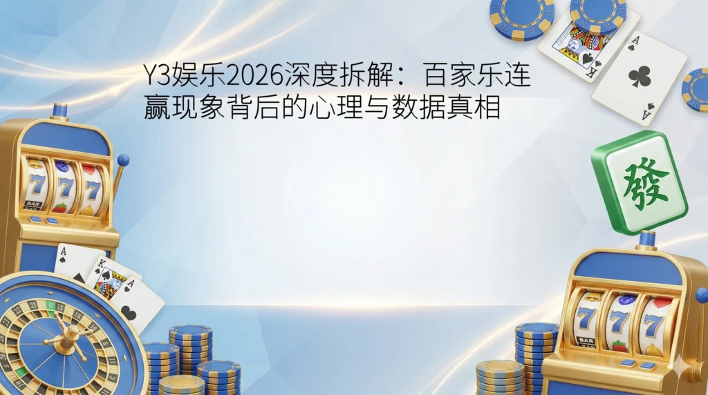 Y3娱乐2026深度拆解：百家乐连赢现象背后的心理与数据真相